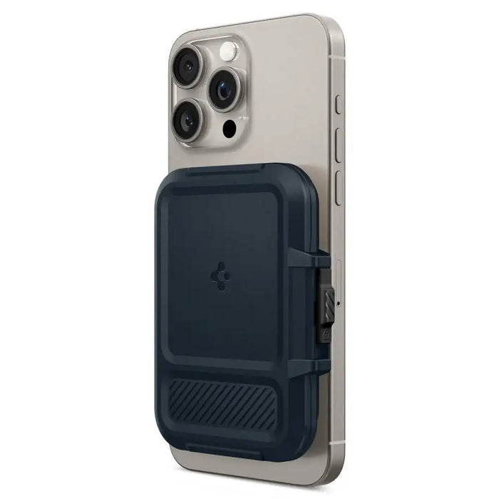 Spigen Lock Fit MagSafe Card Case - Navy Blue - Cell phone cases and covers<<<HurtelXML