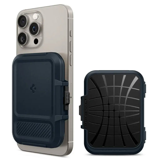 Spigen Lock Fit MagSafe Card Case - Navy Blue - Cell phone cases and covers<<<HurtelXML
