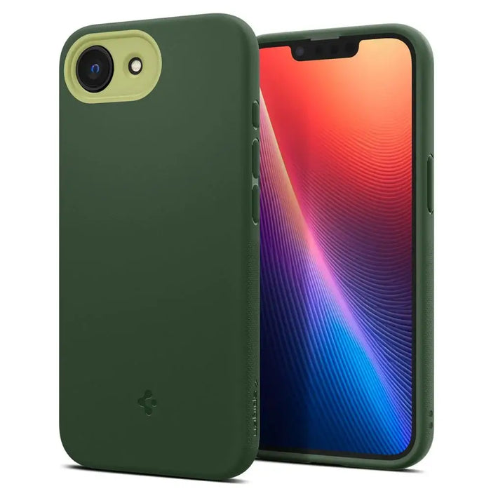 Spigen Nano Pop MagSafe iPhone 16e Case - Matte Green - Cell phone cases and covers<<<HurtelXML