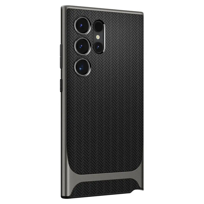Spigen Neo Hybrid Case for Samsung Galaxy S24 Ultra - Metallic Gray - Cell phone cases and covers<<<HurtelXML