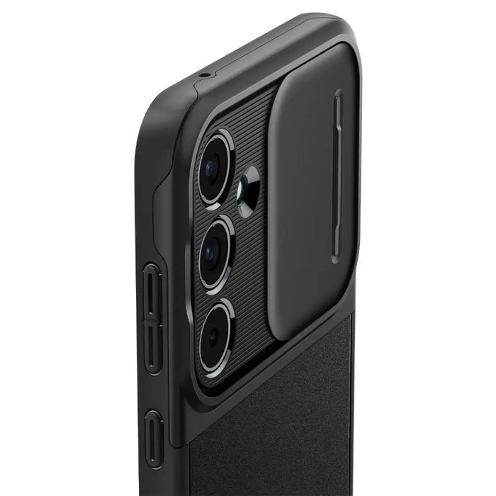 Spigen Optik Armor Case for Samsung Galaxy A55 5G - Black - Cell phone cases and covers<<<HurtelXML