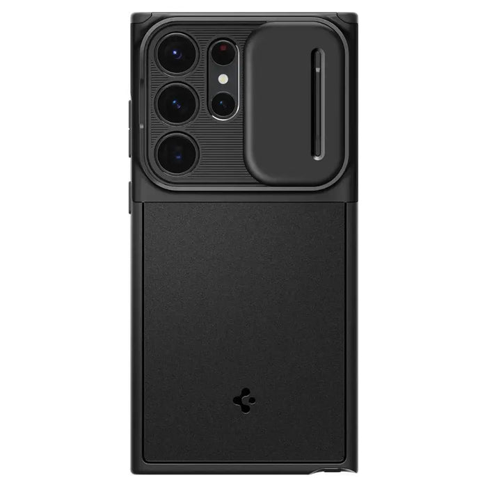 Spigen Optik Armor Case for Samsung Galaxy S23 Ultra - Black - Cell phone cases and covers<<<HurtelXML