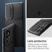 Spigen Optik Armor Case for Samsung Galaxy S23 Ultra - Black - Cell phone cases and covers<<<HurtelXML