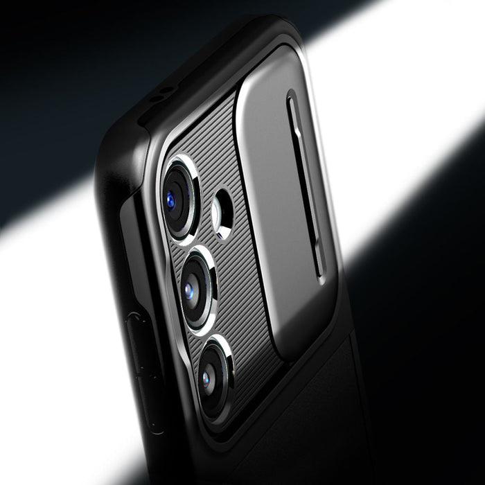 Spigen Optik Armor Case for Samsung Galaxy S24 - Black - Cell phone cases and covers<<<HurtelXML