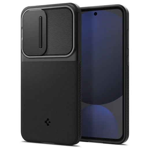 Spigen Optik Armor Case for Samsung Galaxy S24 FE - Black - Cell phone cases and covers<<<HurtelXML