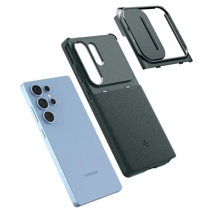 Spigen Optik Armor Case for Samsung Galaxy S25 Ultra - Green - Cell phone cases and covers<<<HurtelXML