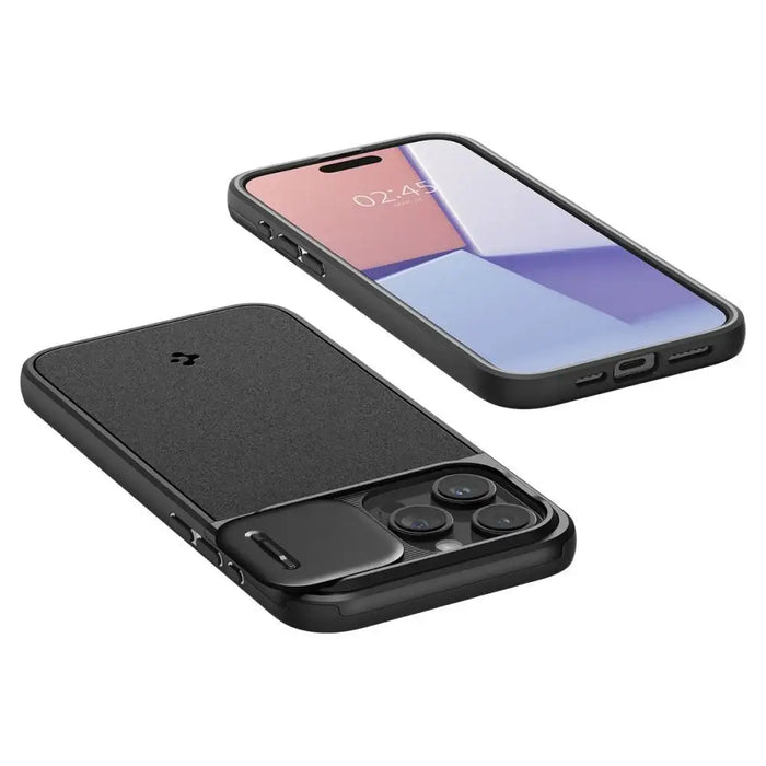 Spigen Optik Armor Mag case with MagSafe for iPhone 15 Pro - black - Cell phone cases and covers<<<HurtelXML