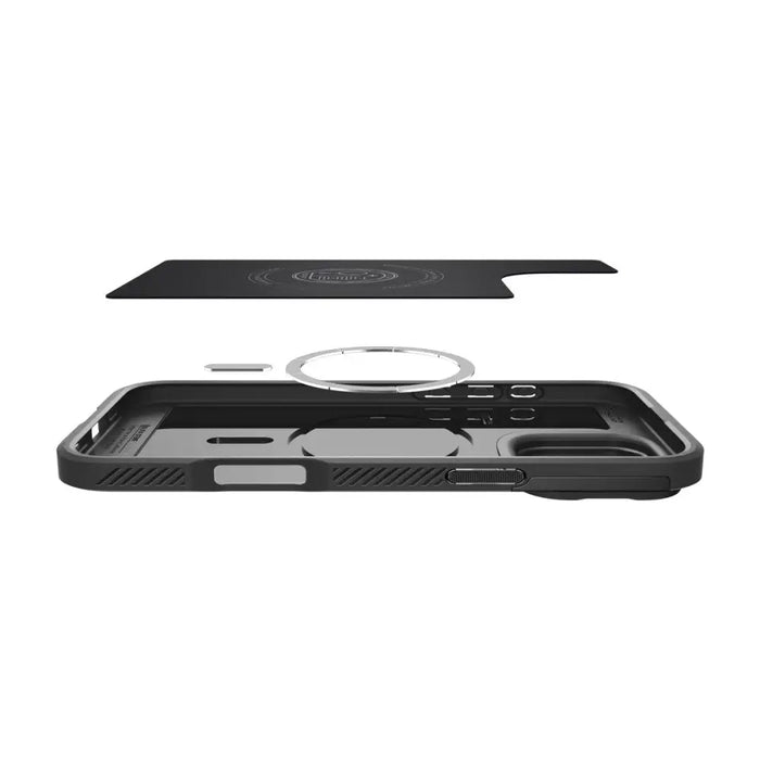 Spigen Optik Armor Mag case with MagSafe for iPhone 16 Pro - black - Cell phone cases and covers<<<HurtelXML