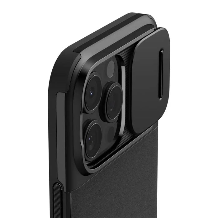 Spigen Optik Armor Mag case with MagSafe for iPhone 16 Pro - black - Cell phone cases and covers<<<HurtelXML