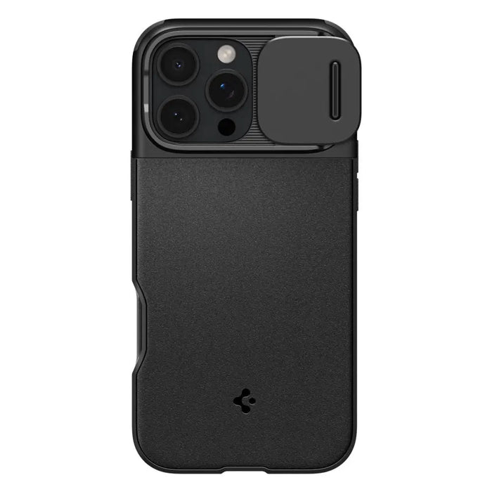 Spigen Optik Armor Mag case with MagSafe for iPhone 16 Pro - black - Cell phone cases and covers<<<HurtelXML