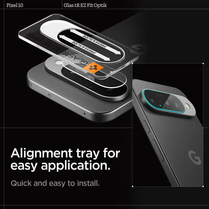 Spigen Optik Glas.tR Camera Protector 2-pack for Google Pixel 10 - Transparent - Cell phone tempered glass<<<HurtelXML