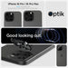 Spigen Optik.tR Camera Protector for iPhone 14 Pro / Pro Max / 15 Pro / Pro Max / 16 Pro / Pro Max - Black 2 pcs.
