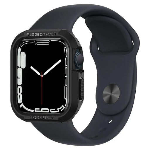 Spigen Rugged Armor Case for Apple Watch 4 / 5 / 6 / 7 / 8 / SE (44/45 mm) - Black - Cell phone cases