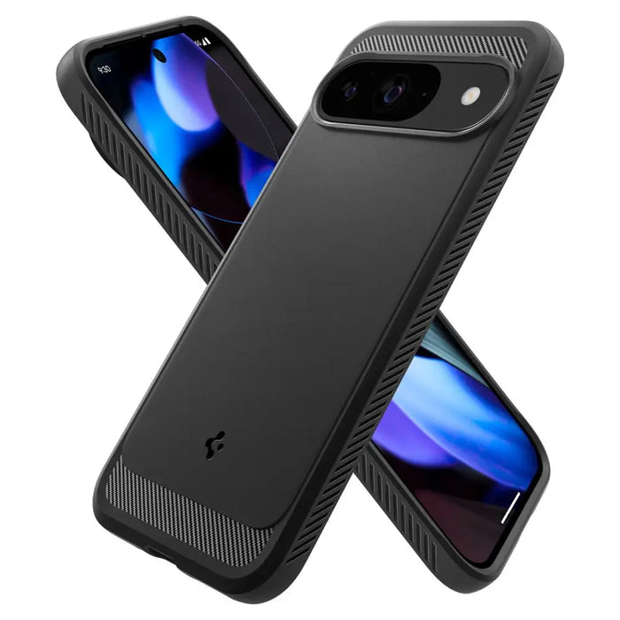 Spigen Rugged Armor Case for Google Pixel 9 / 9 Pro - Black - Cell phone cases and covers<<<HurtelXML
