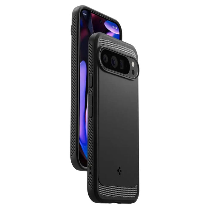 Spigen Rugged Armor Case for Google Pixel 9 Pro XL - Black - Cell phone cases and covers<<<HurtelXML