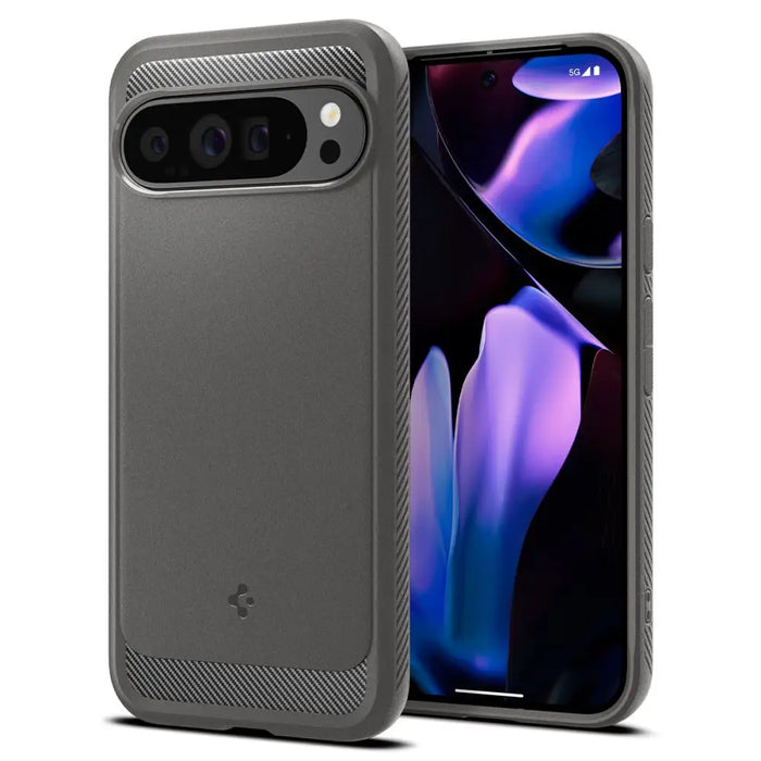 Spigen Rugged Armor Case for Google Pixel 9 Pro XL - Gray - Cell phone cases and covers<<<HurtelXML