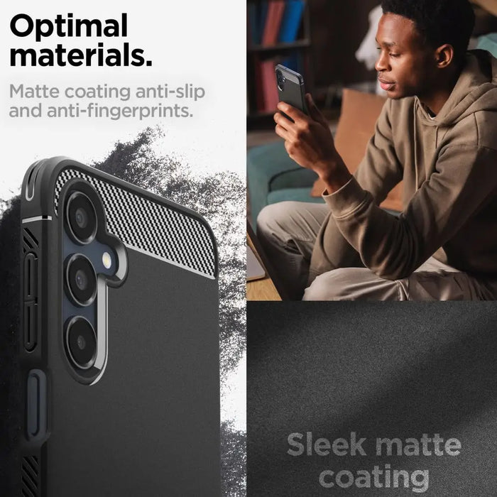 Spigen Rugged Armor Case for Samsung Galaxy A16 4G / 5G - Black - Cell phone cases and covers<<<HurtelXML