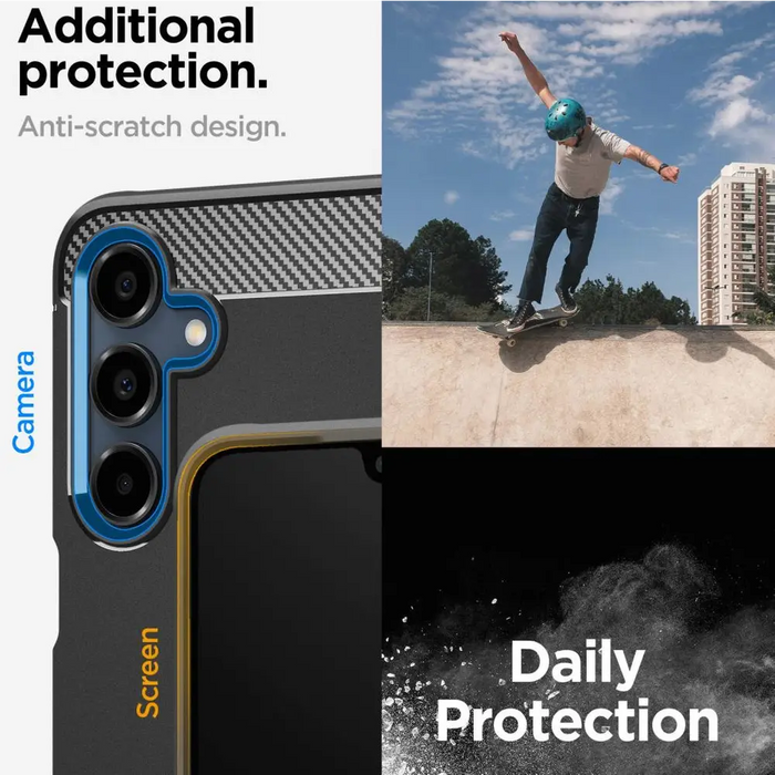 Spigen Rugged Armor Case for Samsung Galaxy A16 4G / 5G - Black - Cell phone cases and covers<<<HurtelXML