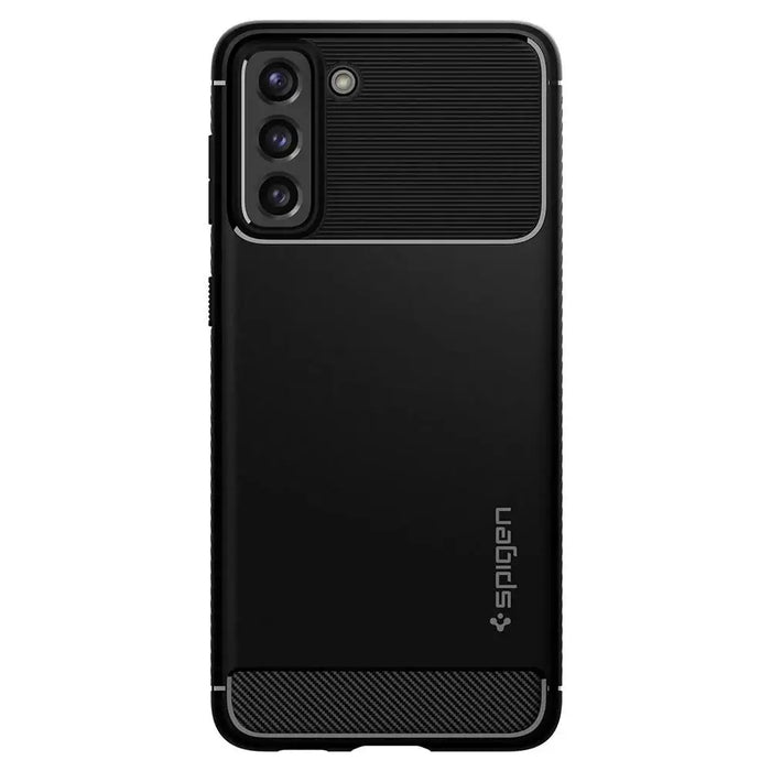 Spigen Rugged Armor Case for Samsung Galaxy S21 - Matte Black - Cell phone cases and covers<<<HurtelXML