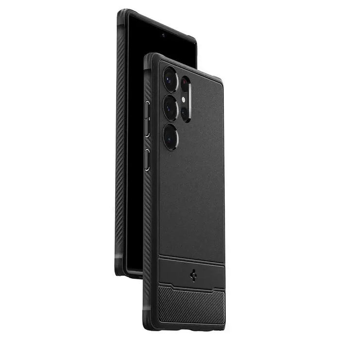 Spigen Rugged Armor Case for Samsung Galaxy S23 Ultra - Matte Black - Cell phone cases and covers<<<HurtelXML