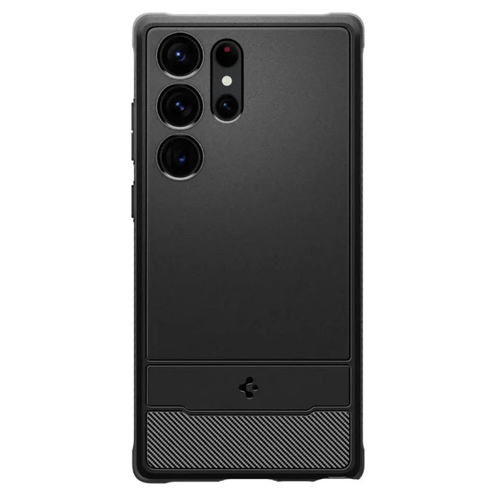 Spigen Rugged Armor Case for Samsung Galaxy S23 Ultra - Matte Black - Cell phone cases and covers<<<HurtelXML