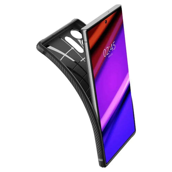 Spigen Rugged Armor Case for Samsung Galaxy S23 Ultra - Matte Black - Cell phone cases and covers<<<HurtelXML