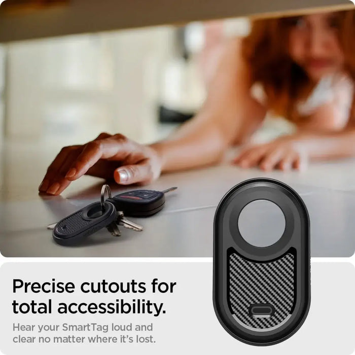 Spigen Rugged Armor Case for Samsung Galaxy SmartTag 2 - Matte Black - Other cell phone equipment<<<HurtelXML