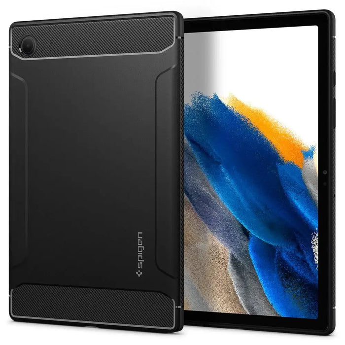 Spigen Rugged Armor Case for Samsung Galaxy Tab A8 10.5’’ - Matte Black - Cell phone cases and covers<<<HurtelXML