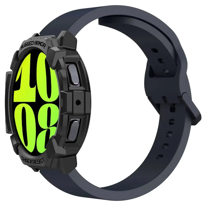 Spigen Rugged Armor Case for Samsung Galaxy Watch 7 (44mm) - Matte Black - Cell phone cases and covers<<<HurtelXML