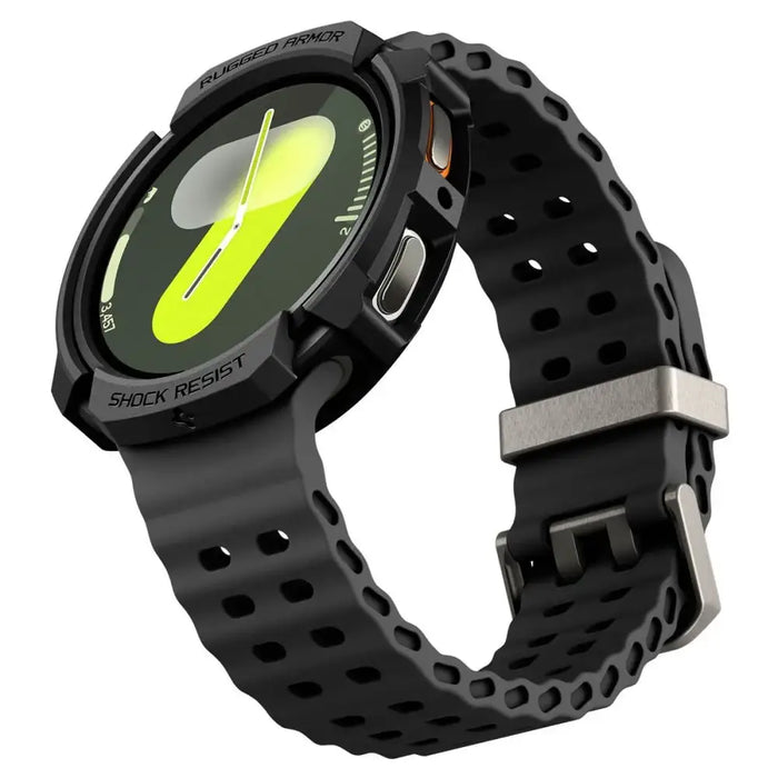 Spigen Rugged Armor Case for Samsung Galaxy Watch 8 44mm - Matte Black - Cell phone cases and covers<<<HurtelXML