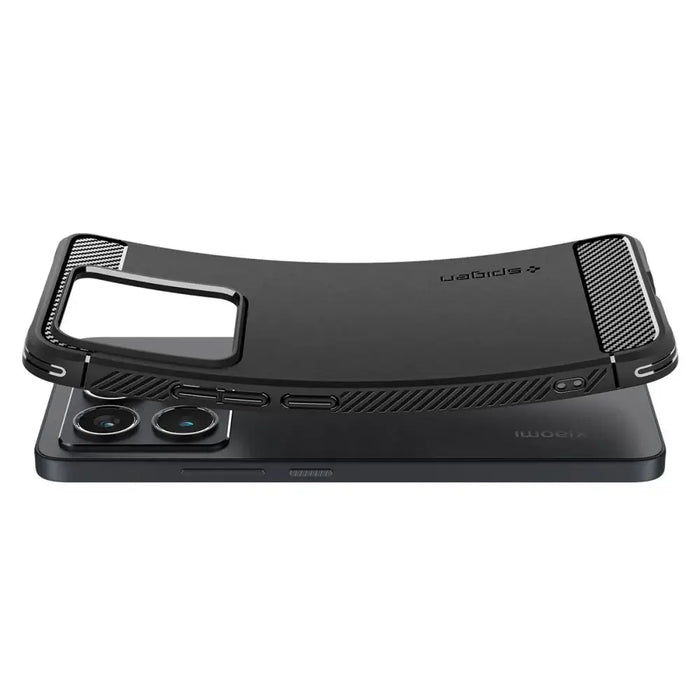 Spigen Rugged Armor case for Xiaomi 14T Pro - matte black - Cell phone cases and covers<<<HurtelXML