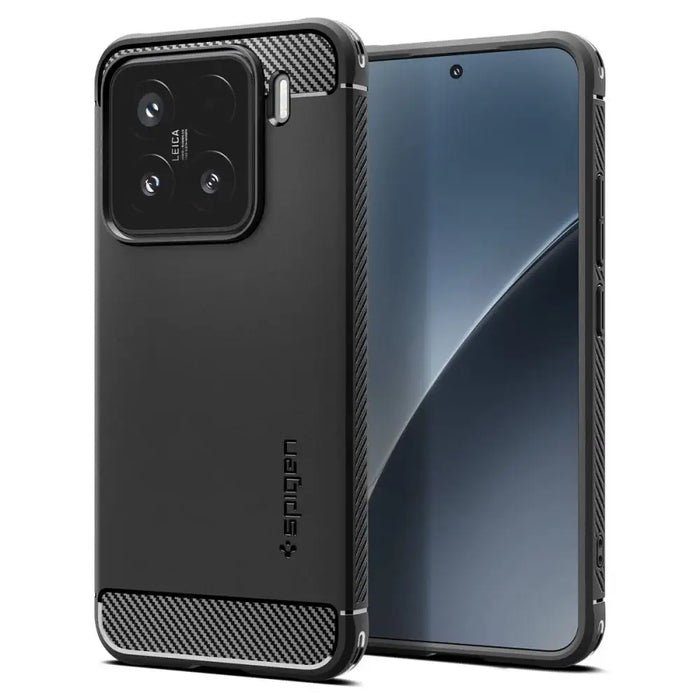 Spigen Rugged Armor case for Xiaomi 15 - matte black - Cell phone cases and covers<<<HurtelXML