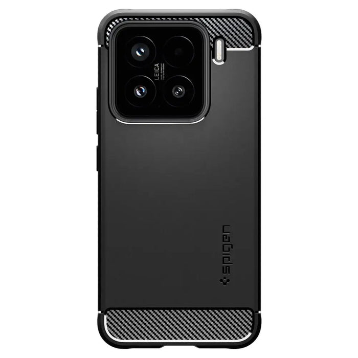 Spigen Rugged Armor case for Xiaomi 15 - matte black - Cell phone cases and covers<<<HurtelXML