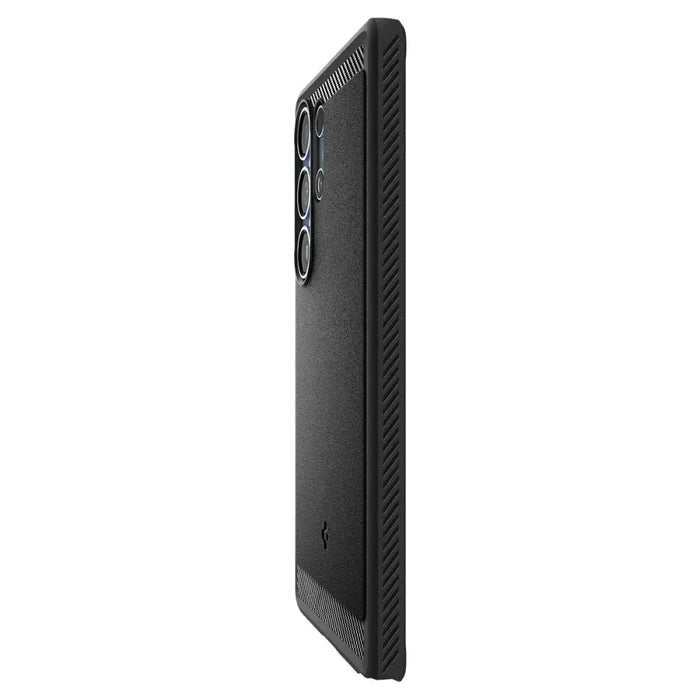 Spigen Rugged Armor Mag Case for Samsung Galaxy S25 Ultra - Black - Cell phone cases and covers<<<HurtelXML