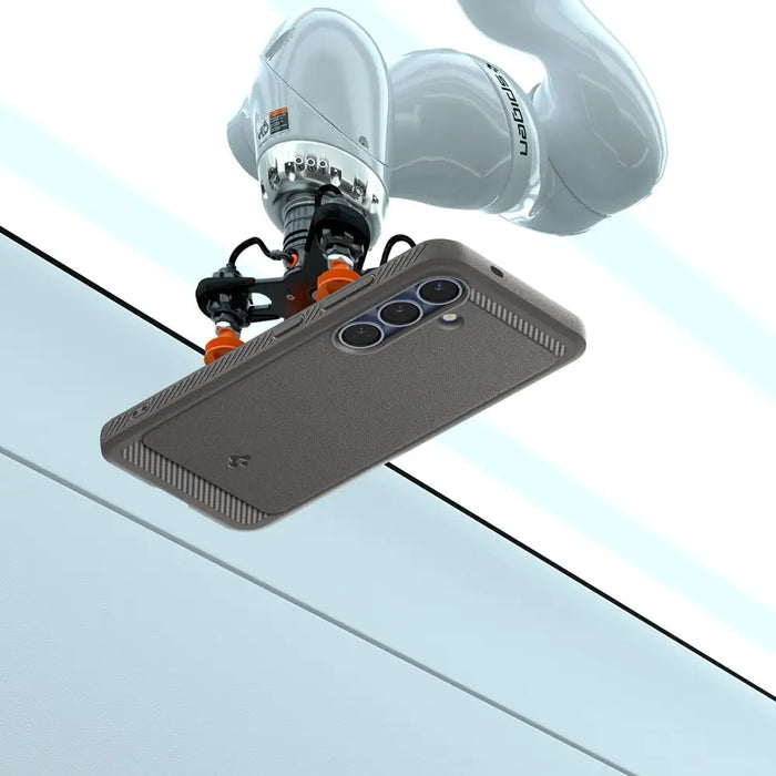 Spigen Rugged Armor Mag MagSafe Case for Samsung Galaxy S25 - Gray - Cell phone cases and covers<<<HurtelXML