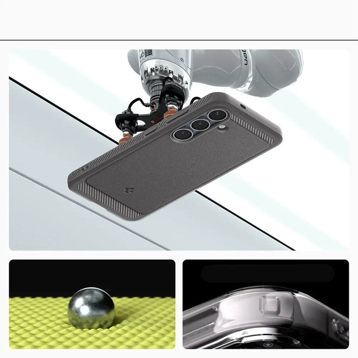 Spigen Rugged Armor Mag MagSafe Case for Samsung Galaxy S25 - Gray - Cell phone cases and covers<<<HurtelXML