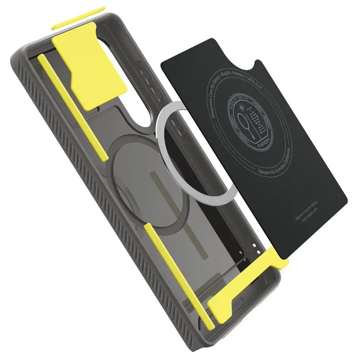 Spigen Rugged Armor Mag MagSafe Case for Samsung Galaxy S25 - Gray - Cell phone cases and covers<<<HurtelXML