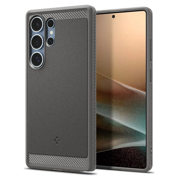 Spigen Rugged Armor Mag MagSafe Case for Samsung Galaxy S25 - Gray - Cell phone cases and covers<<<HurtelXML