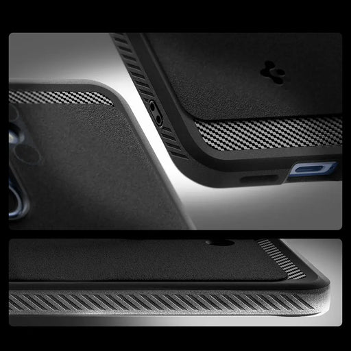 Spigen Rugged Armor Mag MagSafe Case for Samsung Galaxy S25 - Matte Black - Cell phone cases and covers<<<HurtelXML