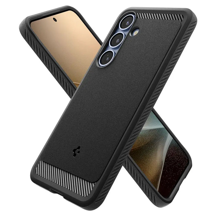 Spigen Rugged Armor Mag MagSafe Case for Samsung Galaxy S25 - Matte Black - Cell phone cases and covers<<<HurtelXML