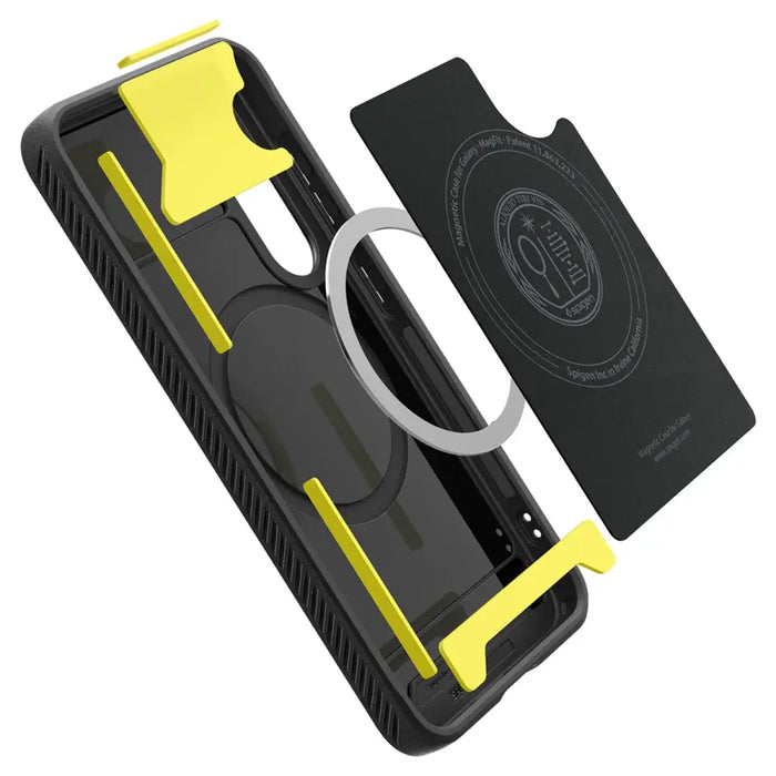 Spigen Rugged Armor Mag MagSafe Case for Samsung Galaxy S25 - Matte Black - Cell phone cases and covers<<<HurtelXML