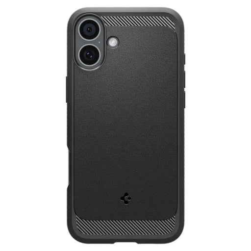 Spigen Rugged Armor MagSafe case for iPhone 16 - black - Cell phone cases and covers<<<HurtelXML