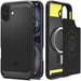 Spigen Rugged Armor MagSafe case for iPhone 16 - black - Cell phone cases and covers<<<HurtelXML