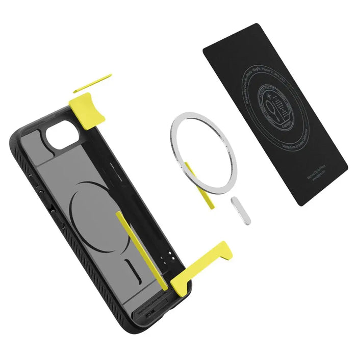 Spigen Rugged Armor MagSafe case for iPhone 16e - black - Cell phone cases and covers<<<HurtelXML