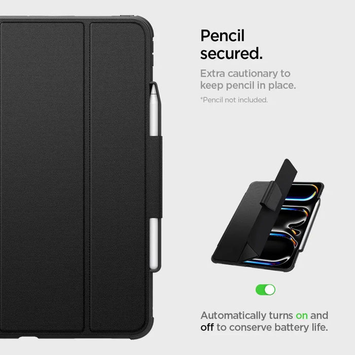 Spigen Rugged Armor Pro Case for iPad Pro 13’’ 2024 - Black - Cell phone cases and covers<<<HurtelXML