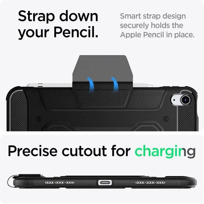 Spigen Rugged Armor Pro Case for iPad Air 4 2020 / 5 2022 - Black - Cell phone cases and covers<<<HurtelXML