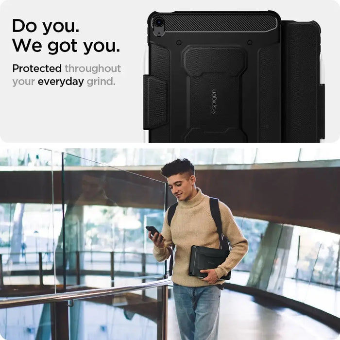 Spigen Rugged Armor Pro Case for iPad Air 4 2020 / 5 2022 - Black - Cell phone cases and covers<<<HurtelXML