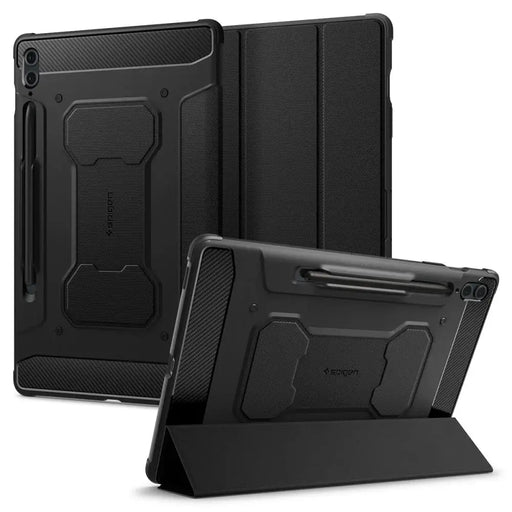 Spigen Rugged Armor Pro Case for Samsung Galaxy Tab S9 FE+ 12.4’’ X610 / X616B - Black - Cell phone cases