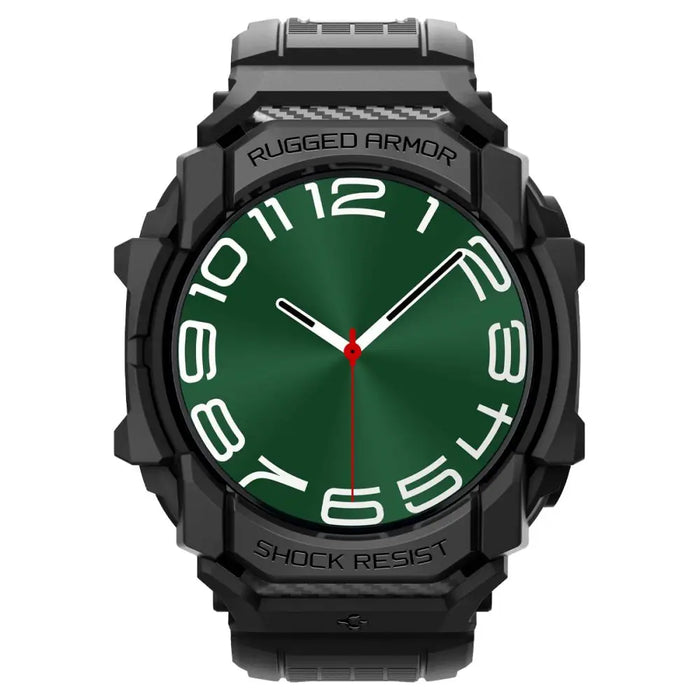 Spigen Rugged Armor Pro Case for Samsung Galaxy Watch Ultra (47mm) - Matte Black - Cell phone cases