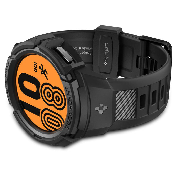Spigen Rugged Armor Pro Case with Strap for Samsung Galaxy Watch 5 Pro (45mm) - Black - Cell phone cases